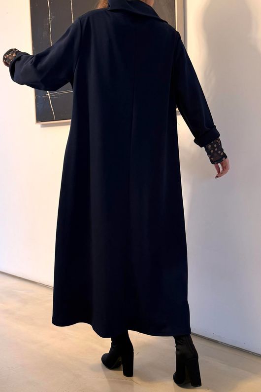 Sola Smart Tech Zip Cowl Dress Navy